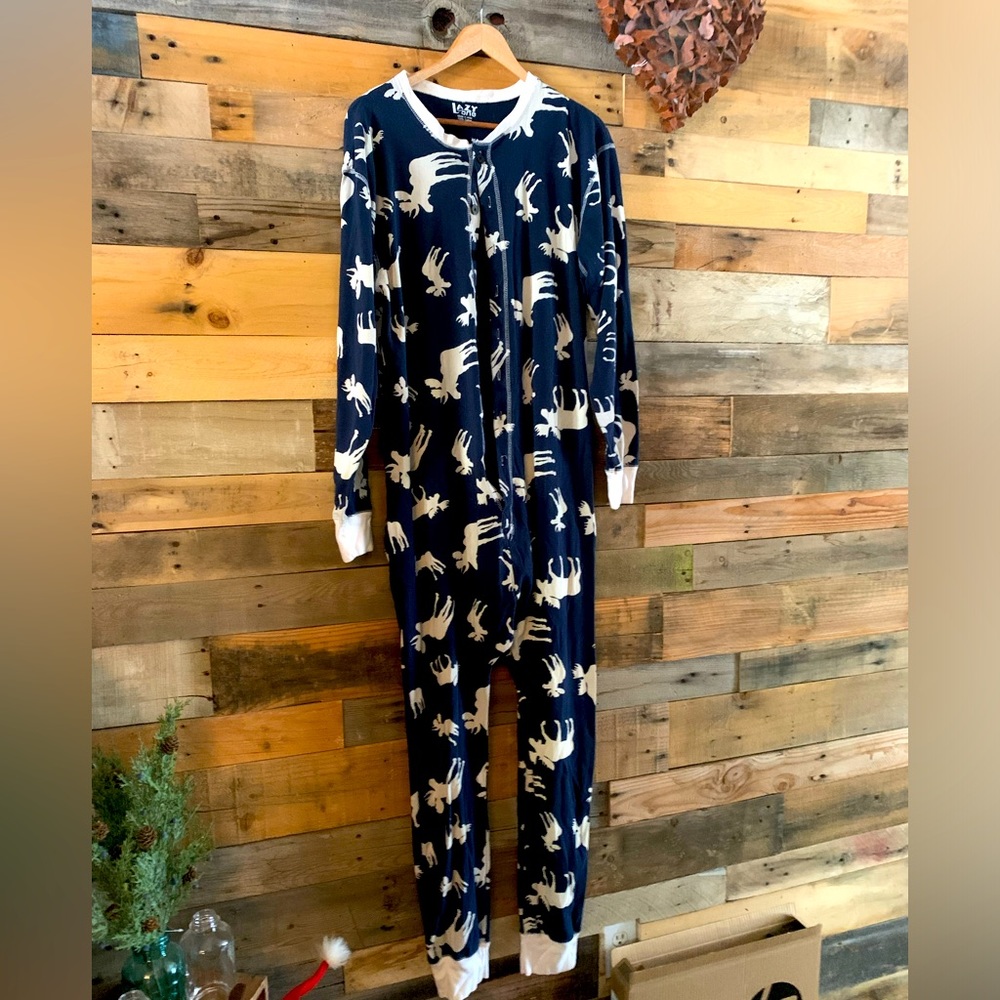 Lazy One Onesie Pajamas W/ Back Flap. Xl - image 1